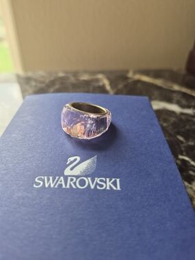 Swarovski Pink Crystal Nirvana Ring Size 55 or US 7